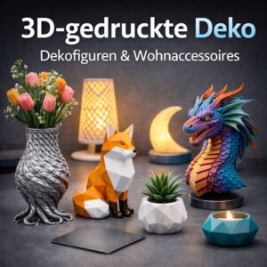 3d gedruckte deko